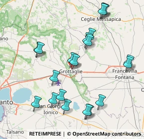 Mappa Via Messapia, 74023 Grottaglie TA, Italia (9.392)