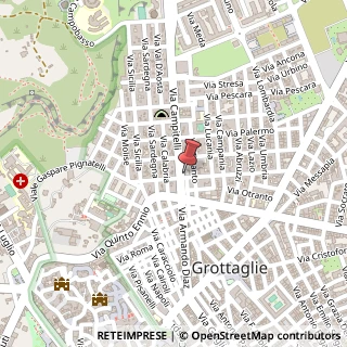 Mappa Via Santa Maria in Campitelli, 2, 74023 Grottaglie, Taranto (Puglia)