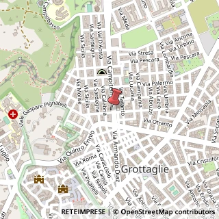 Mappa Via Campitelli, 31, 74023 Grottaglie, Taranto (Puglia)