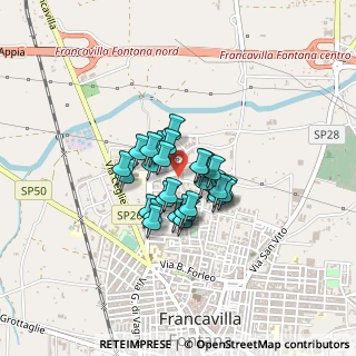 Mappa Viale Madre Teresa di Calcutta, 72021 Francavilla Fontana BR, Italia (0.26667)