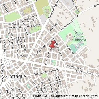 Mappa Via Benedetto Croce, 33, 74023 Grottaglie, Taranto (Puglia)