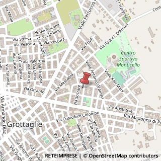 Mappa Via croce benedetto 29, 74023 Grottaglie, Taranto (Puglia)
