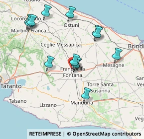 Mappa Via Monsignor Armando Franco, 72021 Francavilla Fontana BR, Italia (16.66462)