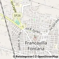 Mapa Francavilla Fontana