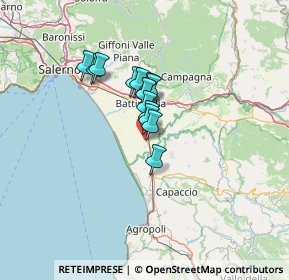 Mappa Contrada Papaleone, 84025 , 84025 (8.64786)