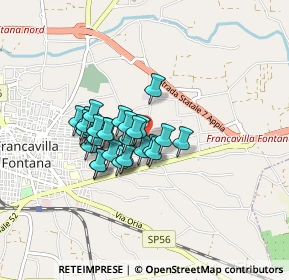 Mappa Via Ugo la Malfa, 72021 Francavilla Fontana BR, Italia (0.63448)
