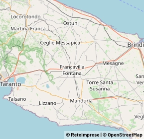 Mappa 72021 Francavilla Fontana BR, Italia (15.69211)
