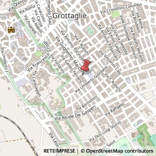 Mappa Piazza Giuseppe Verdi, 39, 74023 Grottaglie, Taranto (Puglia)