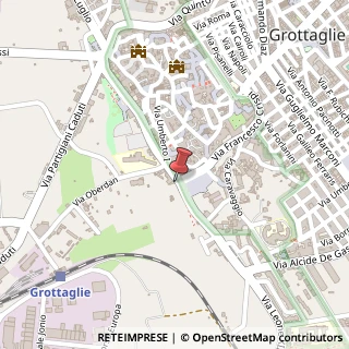 Mappa Via L. da Vinci, 30, 74023 Grottaglie, Taranto (Puglia)