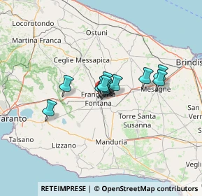 Mappa Via Savoia, 72021 Francavilla Fontana BR, Italia (8.28455)