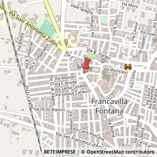Mappa Corso Garibaldi, 64, 72021 Francavilla Fontana, Brindisi (Puglia)