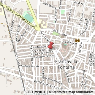 Mappa Via San Cesarea, 16B, 72021 Francavilla Fontana, Brindisi (Puglia)