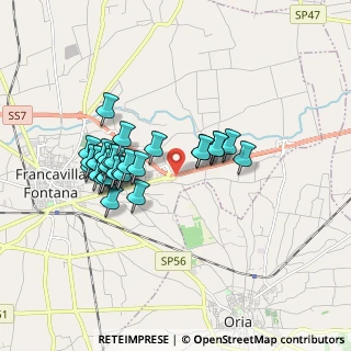 Mappa SS 7 Via Appia, 72021 Francavilla Fontana BR, Italia (1.71333)