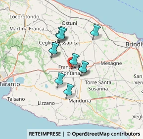 Mappa Via Baracca, 72021 Francavilla Fontana BR, Italia (10.63455)