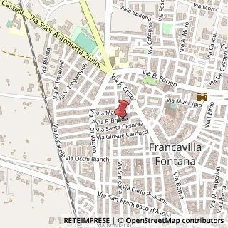 Mappa Via Simeana, 41, 72021 Francavilla Fontana BR, Italia, 72021 Francavilla Fontana, Brindisi (Puglia)