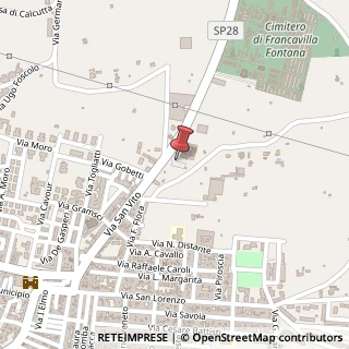 Mappa Via San Vito, 142, 72021 Francavilla Fontana, Brindisi (Puglia)
