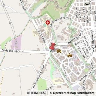 Mappa Via Paritaro,  2, 74023 Grottaglie, Taranto (Puglia)
