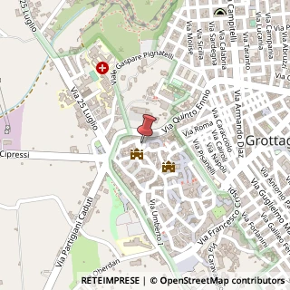 Mappa Via Paritaro,  135, 74023 Grottaglie, Taranto (Puglia)
