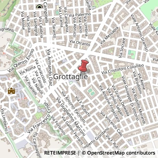 Mappa Via Cristoforo Colombo, 7, 74023 Grottaglie, Taranto (Puglia)