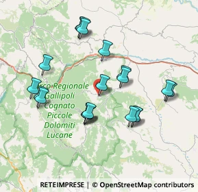 Mappa Via della Libertà, 75010 Oliveto Lucano MT, Italia (7.72)