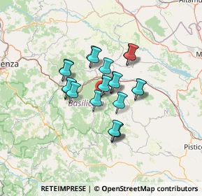 Mappa Via della Libertà, 75010 Oliveto Lucano MT, Italia (10.2335)