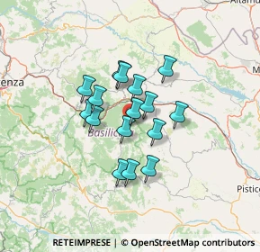 Mappa 75010 Oliveto Lucano MT, Italia (10.12438)