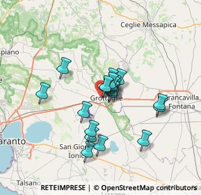 Mappa Viale Cipressi, 74023 Grottaglie TA, Italia (5.324)