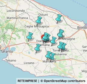 Mappa Viale M. delle Grazie, 72021 Francavilla Fontana BR, Italia (10.66429)