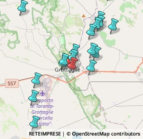 Mappa Via Atene, 74023 Grottaglie TA, Italia (4.751)