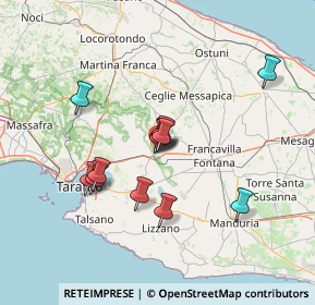 Mappa Via Atene, 74023 Grottaglie TA, Italia (12.47083)