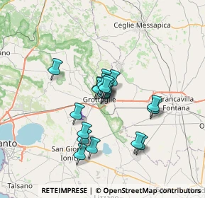 Mappa Via Atene, 74023 Grottaglie TA, Italia (5.0585)