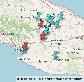 Mappa Via Tacito, 74023 Grottaglie TA, Italia (13.00571)