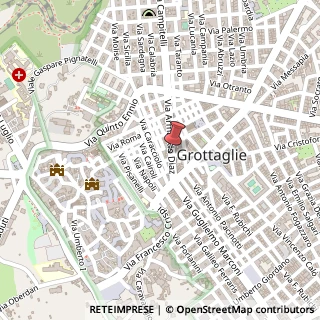 Mappa Via Armando Diaz, 30, 74023 Grottaglie, Taranto (Puglia)