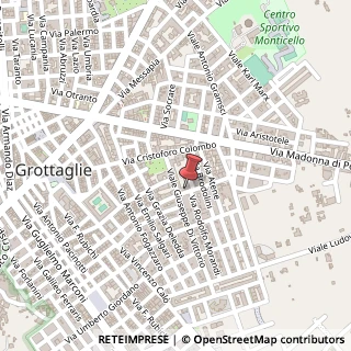 Mappa Via G.Amendola, 7, 74023 Grottaglie, Taranto (Puglia)