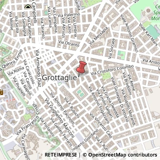 Mappa Via Tommaso D'Aquino, 2, 74023 Grottaglie, Taranto (Puglia)