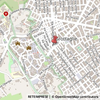 Mappa Via Armando Diaz, 90, 74023 Grottaglie, Taranto (Puglia)