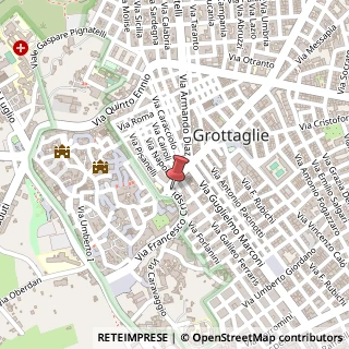 Mappa Via Francesco Crispi, 46, 74023 Grottaglie, Taranto (Puglia)