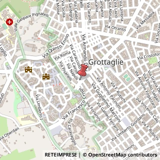 Mappa Via delle Torri, 21, 74023 Grottaglie, Taranto (Puglia)