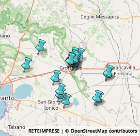 Mappa Via delle Torri C, 74023 Grottaglie TA, Italia (5.063)