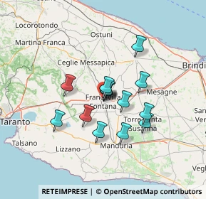 Mappa Via Fratelli Bandiera, 72021 Francavilla Fontana BR, Italia (10.34857)