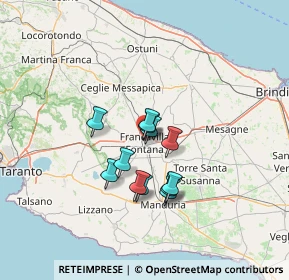 Mappa Via Fratelli Bandiera, 72021 Francavilla Fontana BR, Italia (10.34667)