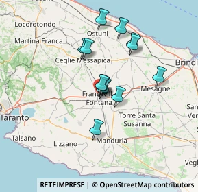 Mappa Via Fratelli Bandiera, 72021 Francavilla Fontana BR, Italia (11.34846)