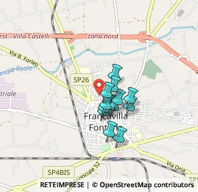 Mappa Via Fratelli Bandiera, 72021 Francavilla Fontana BR, Italia (0.55833)