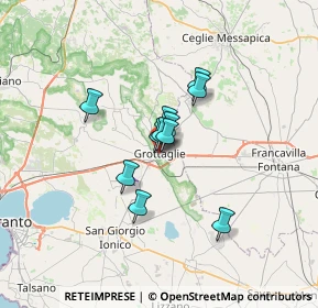 Mappa 74023 Grottaglie TA, Italia (4.50364)