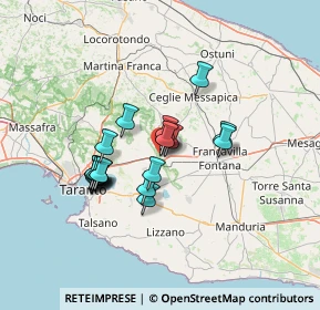 Mappa 74023 Grottaglie TA, Italia (11.378)