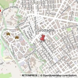 Mappa Via Guglielmo Marconi, 27, 74023 Grottaglie, Taranto (Puglia)