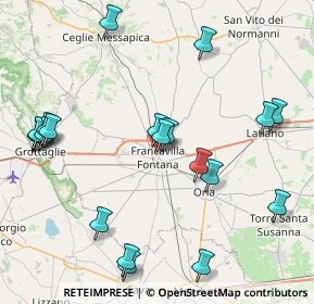 Mappa Via Eugenio Montale, 72021 Francavilla Fontana BR, Italia (10.3425)