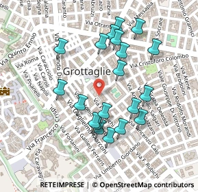 Mappa Via Mozart, 74023 Grottaglie TA, Italia (0.238)