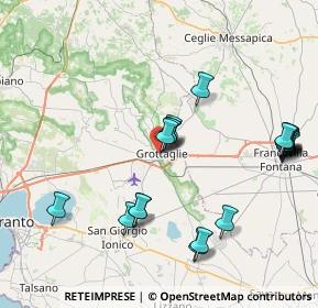 Mappa Via Risorgimento, 74023 Grottaglie TA, Italia (9.325)