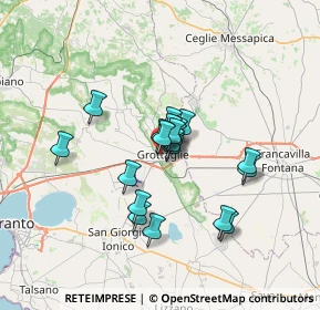 Mappa Via de Laurentis, 74023 Grottaglie TA, Italia (5.0935)